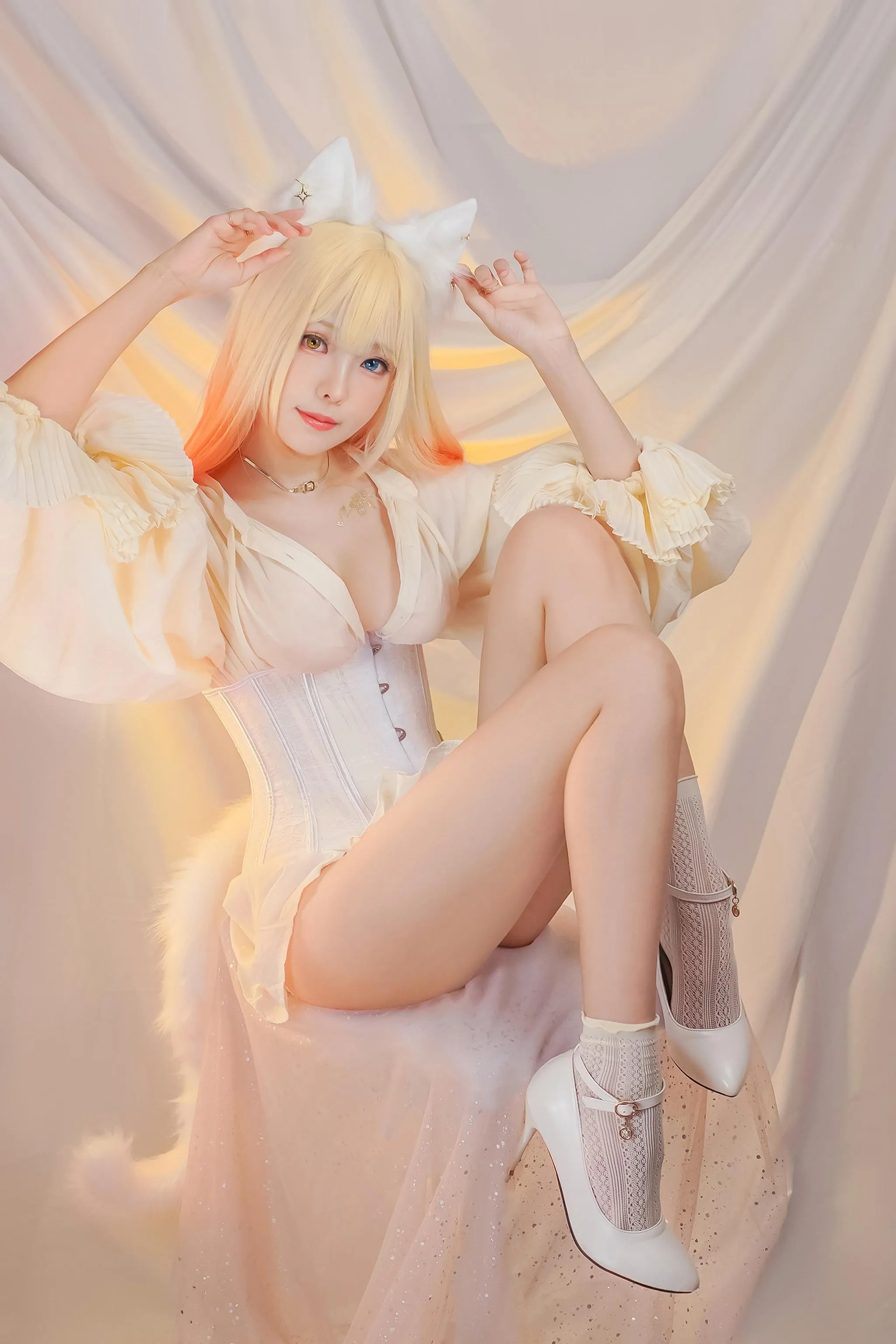ElyEE子 – NO.77 Original Witch  Cat魔女與貓-Odd-eyed cat __ [41P]插图4